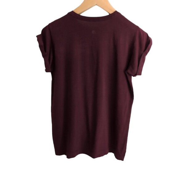 Lululemon Roll Around Tee  Expression Garnet - Picture 6 of 8